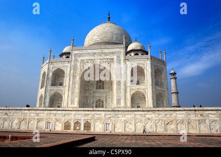 Taj Mahal-Mausoleum (1630-1640 s), Agra, Indien Stockfoto