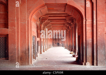 Jami Masjid Moschee (1571), Fatehpur Sikri, Indien Stockfoto