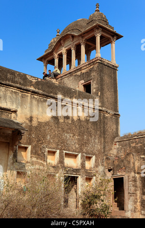 Fort, Jehangir Mahal, Gwalior, Indien Stockfoto