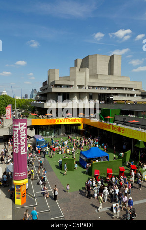 Das Nationaltheater am Südufer, London, England, Großbritannien, UK Stockfoto