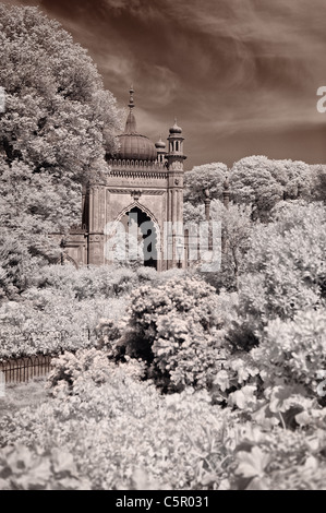 Torhaus des Royal Pavilion, Brighton Stockfoto