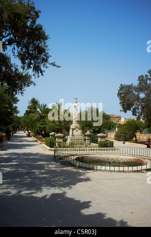 Maglio Gärten zwischen Floriana und Valletta Malta Stockfoto