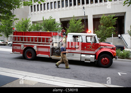 Nashville Feuerwehr Feuer LKW zart Tennessee USA Stockfoto