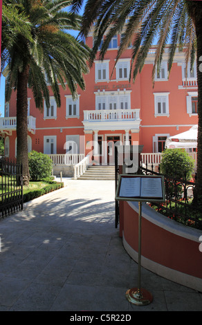 Hotel Zagreb, Lapad, Dubrovnik, Kroatien Stockfoto