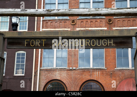 Fort Nashborough stockade Erholung Nashville Tennessee USA Stockfoto