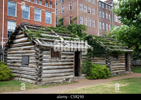 Fort Nashborough stockade Erholung Nashville Tennessee USA Stockfoto