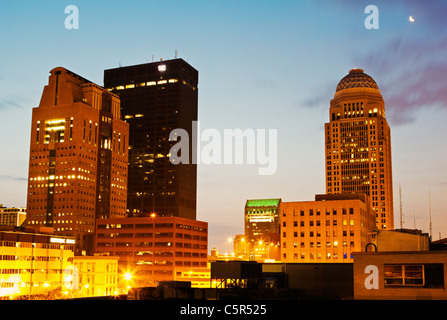 Am frühen Morgen in Louisville, Kentucky Stockfoto