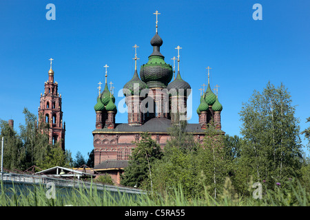 St. John the Baptist Church (1671-1687), Tolchkovo, Jaroslawl, Russland Stockfoto