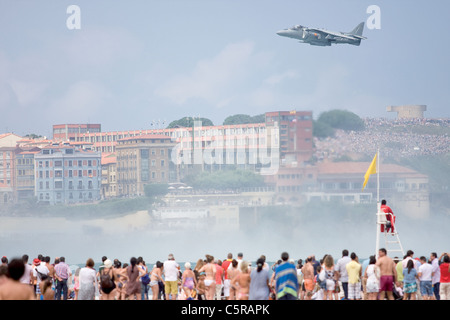 Festival Aéreo Ciudad de Gijón 2011, Spanien Stockfoto