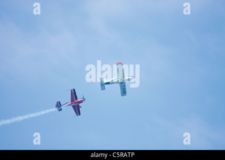 Festival Aéreo Ciudad de Gijón 2011, Spanien Stockfoto