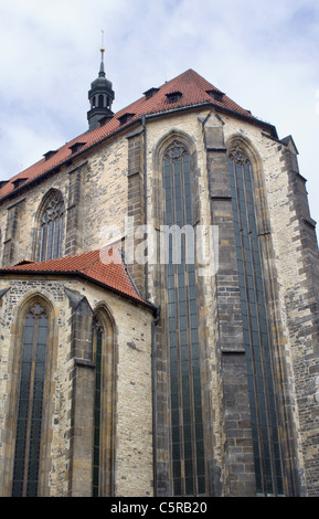 Prag - Heiligtum der gotischen Kirche unserer lieben Frau vor Týn Stockfoto