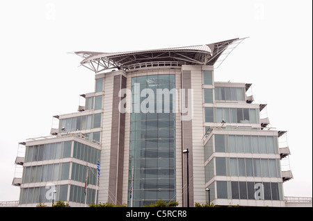 Exterieur des St Davids Hotel & Spa in Cardiff Bay. Stockfoto