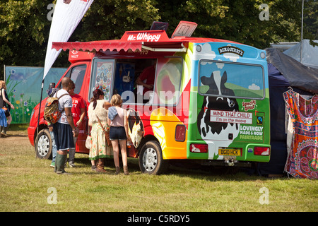 Eiswagen, Latitude Festival 2011, Henham Park, Suffolk, England.U.K Stockfoto