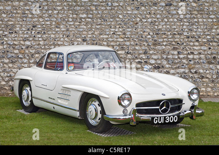 Mercedes-Benz 300 SL Flügeltürer auf der 2011 Goodwood Festival of Speed, Sussex, UK. Stockfoto