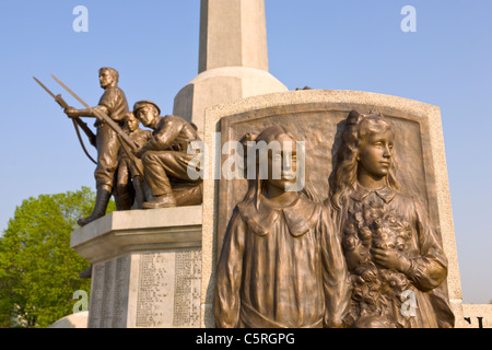 Krieg-Denkmal, Port Sunlight, Wirral, England Stockfoto