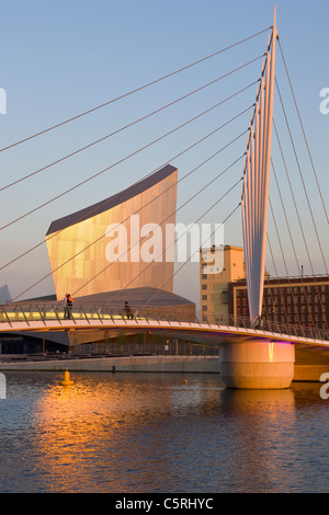 Imperial War Museum North, Salford Quays, Manchester, England Stockfoto