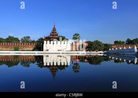 Mandalay Palast, Myanmar Stockfoto