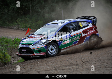 Rallye Finnland SS9 Hyväneula 2, FIA World Rally Championship (WRC) Stockfoto