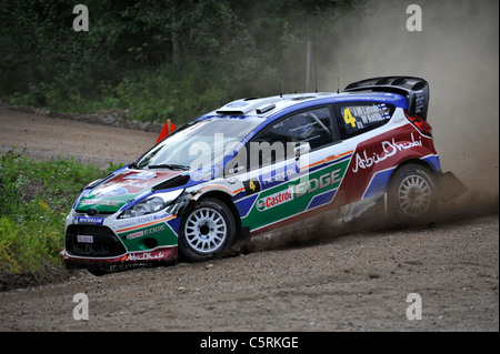 Rallye Finnland SS9 Hyväneula 2, FIA World Rally Championship (WRC) Stockfoto