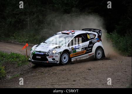 Rallye Finnland SS9 Hyväneula 2, FIA World Rally Championship (WRC) Stockfoto