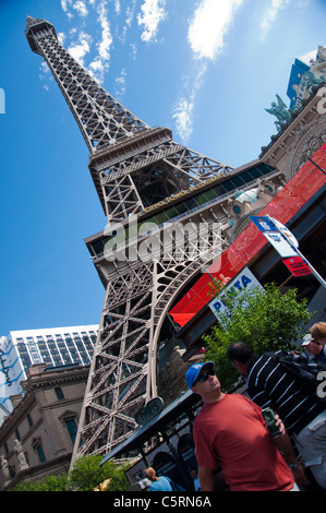 Die Hälfte Größe Eiffelturm, Las Vegas, Nevada, USA Stockfoto