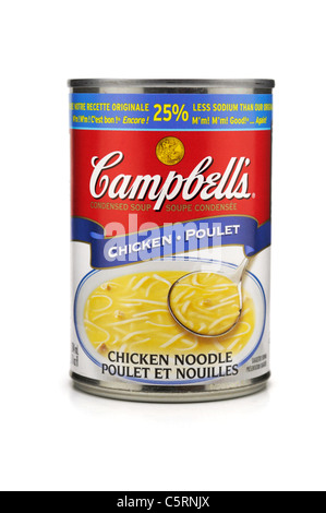 Campbells Suppe, kann Zinn von Huhn Nudelsuppe, Campbell's Soup Stockfoto