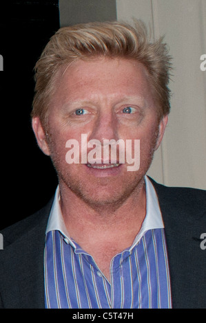 Boris Becker Kopfschuss 2011 - Bild Copyright Hollywood Kopfschüsse Stockfoto