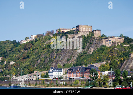 Deutschland, Rheinland-Pfalz, Koblenz, Festung Ehrenbreitstein Stockfoto