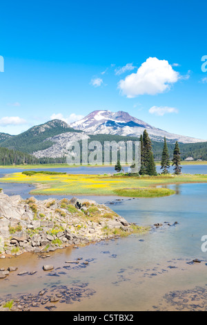 See und Süden Schwester Oregon USA Funken Stockfoto