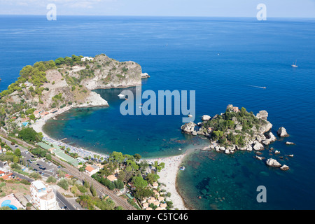 Isola Bella Taormina Sizilien Italien Stockfoto