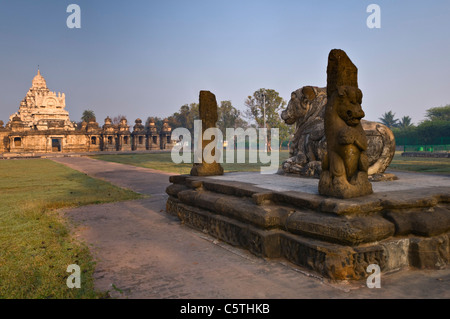 Kailasanatha-Tempel Kanchipuram Tamil Nadu Indien Stockfoto