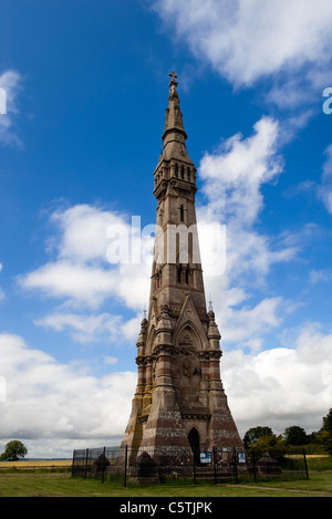 Sledmere Denkmal, Hommage an Sir Tatton Sykes, East Yorkshire Wolds, UK Stockfoto