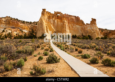 USA, Utah, Grosvenor Arch Stockfoto