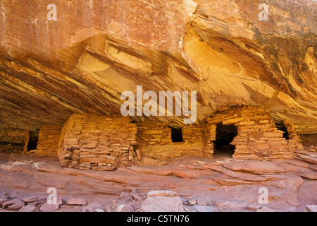 USA, Utah, indianischen Ruinen in North Fork des Mule Canyon, Cedar Mesa Stockfoto