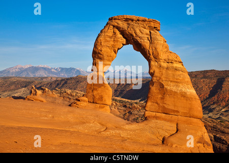 USA, Utah, Arches-Nationalpark, Delicate Arch Stockfoto