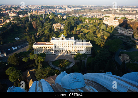 Italien, Rom, Stadt vom Petersdom aus gesehen Stockfoto