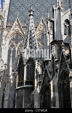 Die Türme der Votivkirche, Votivkirche, Ringstraße, Ringstraße, Wien, Österreich, Europa, Juni 2011 Stockfoto