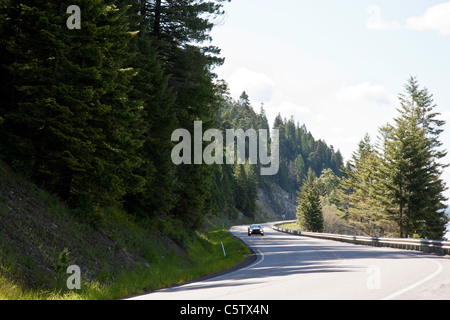 Automobil, Montana Highway 83, USA Stockfoto