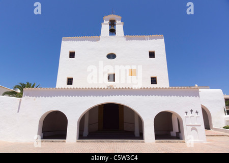 Ibiza, Balearen, Spanien - Sant Josep. Die Pfarrkirche. Stockfoto