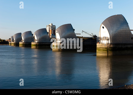 Thames beweglichen Sperrwerks - London, England Stockfoto