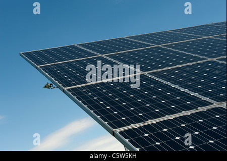 Sonnenkollektoren Stockfoto
