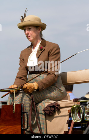 "Fahren" auf der Baden-Baden Agrargesellschaft 128 ländlichen zeigen, 2011 in der Seenplatte, Cumbria, England Stockfoto