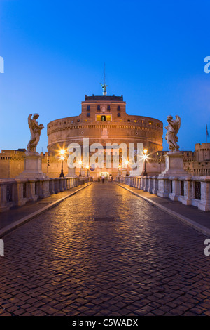 Italien, Rom, Schloss Sant' Angelo, Ponte Sant Stockfoto