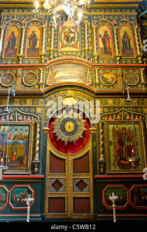 Innenraum der Basilius Kathedrale, Roter Platz, Moskau, Russland Stockfoto