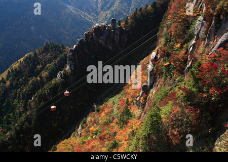 Mount Gozaisho und Seilbahn, Komono, Mie, Mie, Japan Stockfoto