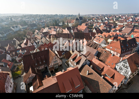 Deutschland, Baden-Württemberg, Bad Wimpfen, Blick auf Altstadt Stockfoto