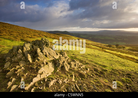 Long Mynd, Shropshire, England, Großbritannien. Stockfoto