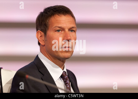 René Obermann, Vorstandsvorsitzender Deutsche Telekom. Stockfoto