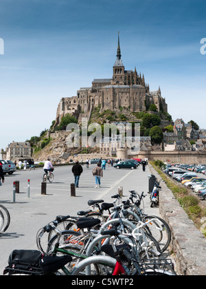 Le Mont-St-Michel, Basse-Normandie, Frankreich Stockfoto