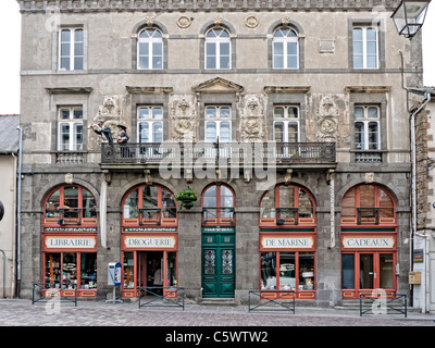 Saint-Malo Schaufenster Brittany france Stockfoto